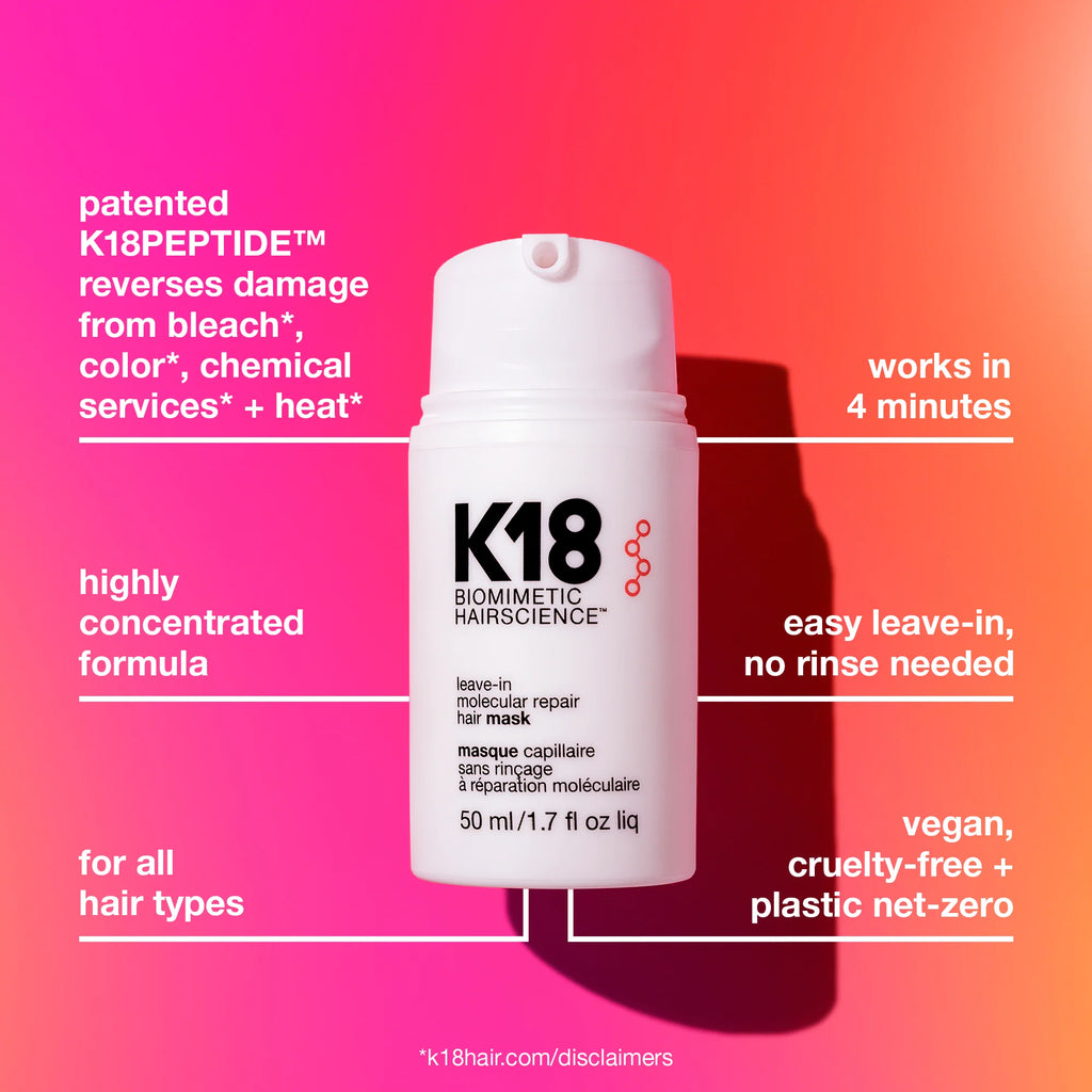 K18 Leave-In Molecular Repair Hair Mask 50ml